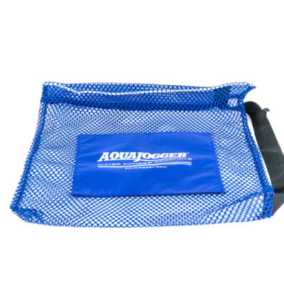 Aqua jogger mesh bag, blue