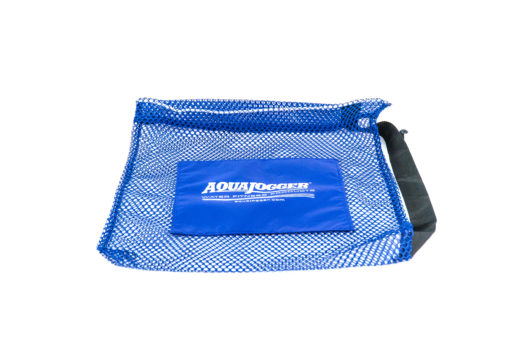Aqua jogger mesh bag, blue