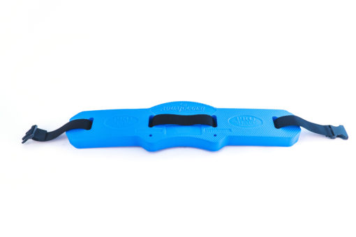 AquaJogger® Shape Pro Belt in blue, full width and laying flat