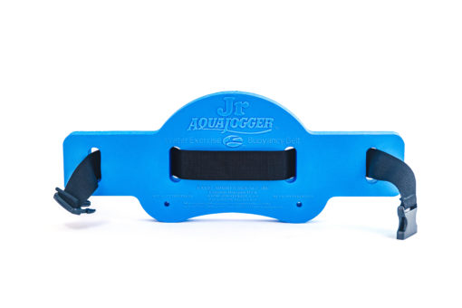 AquaJogger® Junior Belt in blue, full width, unstrapped