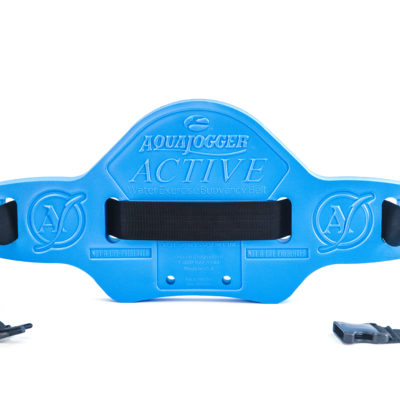 Aqua jogger active belt full width, blue