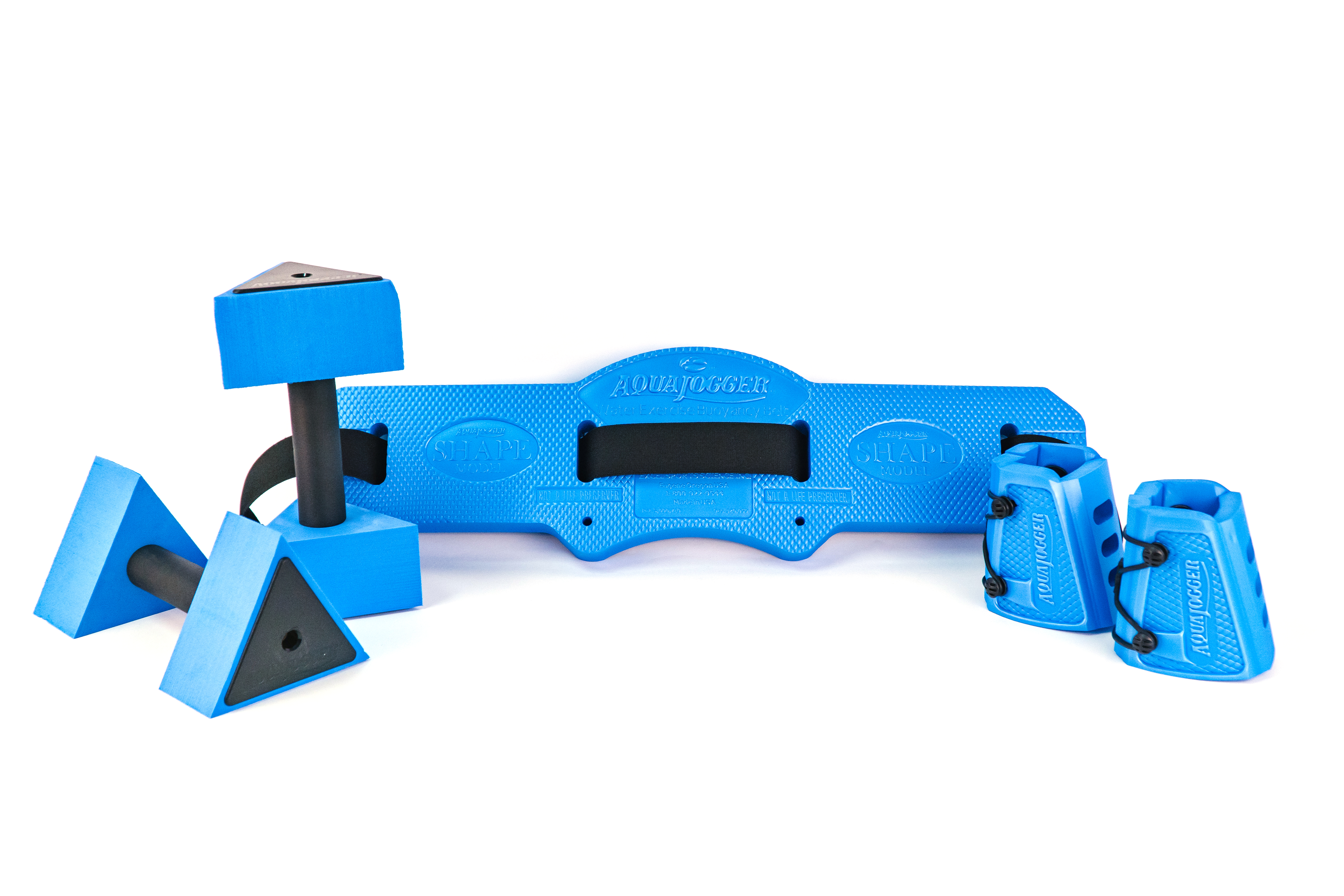 Water clearance exercise belt