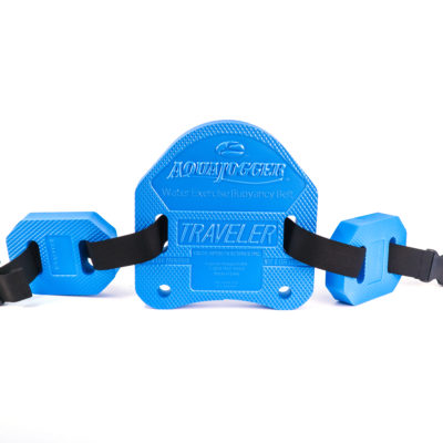 AquaJogger® Travel Belt full width and upright, blue